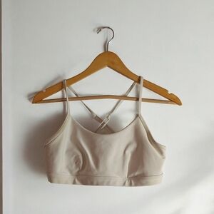 ALO Yoga Off White Sports Bra